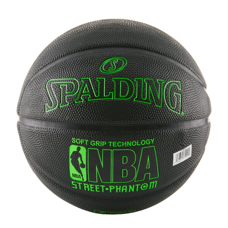 Size 7 Spalding Black Camo Outdoor Rubber Basketball